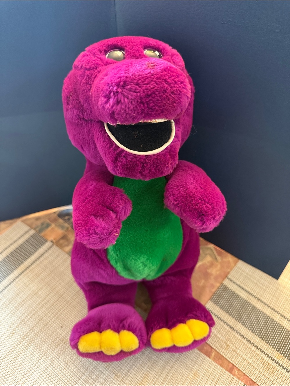 Vintage Barney the Dinosaur stuffed animal toy 1993